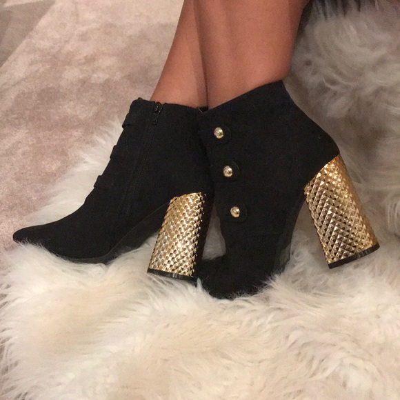 Qupid Shoes - Black bootie